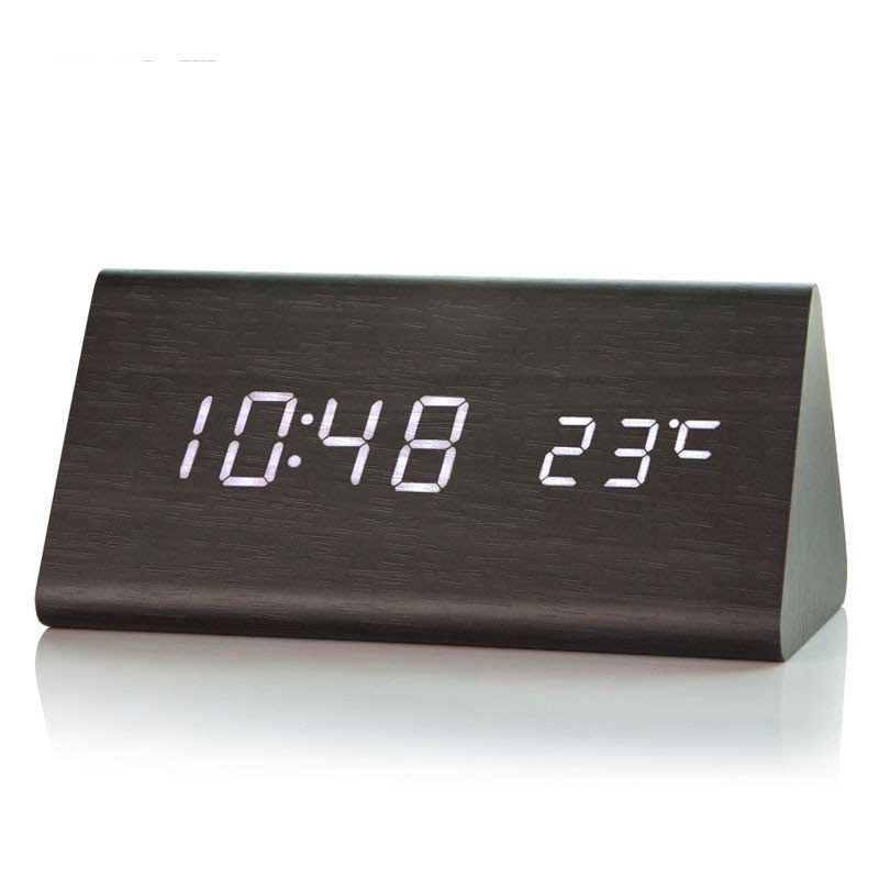Wooden Led Alarm Clock Wooden Led Alarm Clock